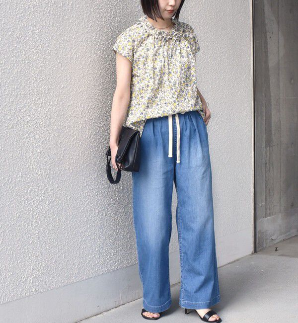 SHIPS Colors 「《予約》SHIPS Colors:〈洗濯機可能〉ファンクション デニム イージー パンツ◆」|デニム|