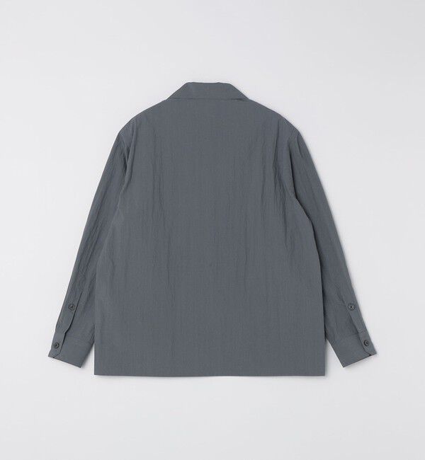 SHIPS「SHIPS:〈洗濯機可能〉CO+ オープンカラー ロングスリーブ シャツ(セットアップ対応)」|シャツ・ブラウス|