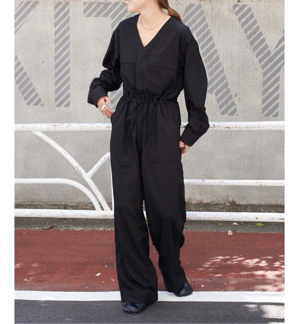 OUTDOOR PRODUCTS Usual Things「VネックL/Sオールインワン」|オールインワン|