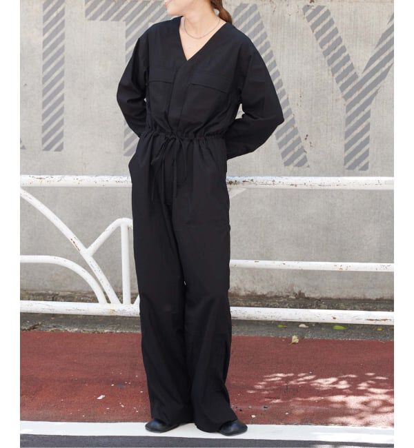 OUTDOOR PRODUCTS Usual Things「VネックL/Sオールインワン」|オールインワン|