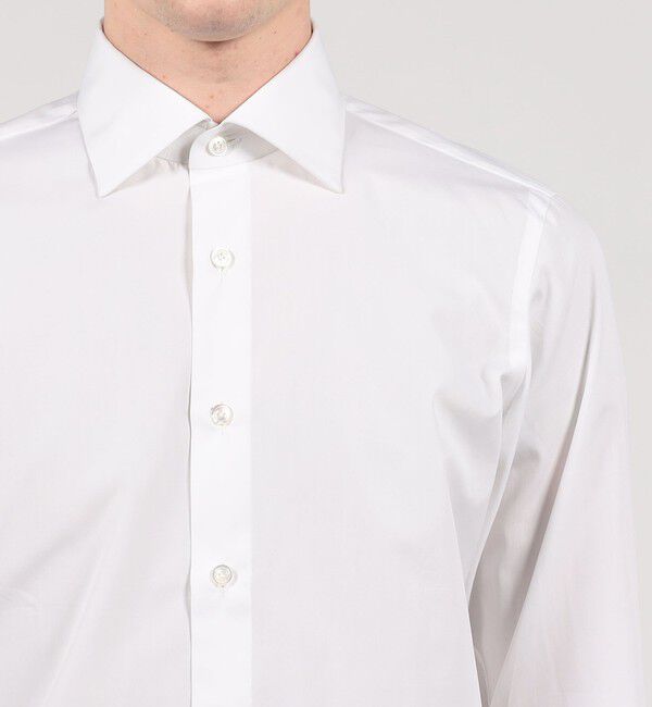 TOMORROWLAND BUYING WEAR「ERRICO FORMICOLA コットンサテン セミワイドカラー ドレスシャツ」|シャツ・ブラウス|