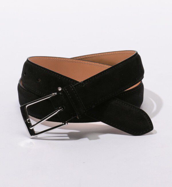 TOMORROWLAND GOODS「【別注】MAISON OCTOPUSSY&times;TOMORROWLAND スエード ベルト」|ベルト|19 ブラック