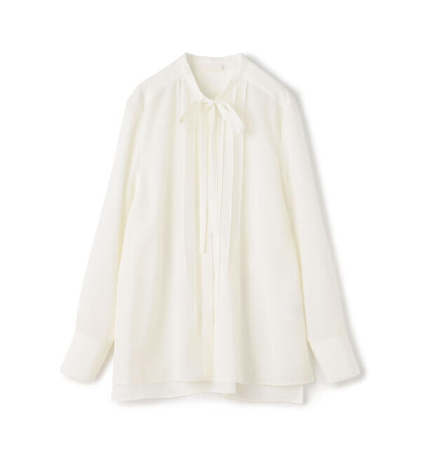 Ballsey「クリアデシン ボウタイブラウス」|シャツ・ブラウス|