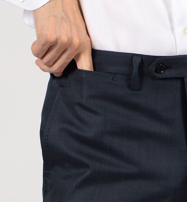 TOMORROWLAND MENS「ウールシルク ピンヘッド シングルブレステッド2Bスーツ Delfino」|スーツ|