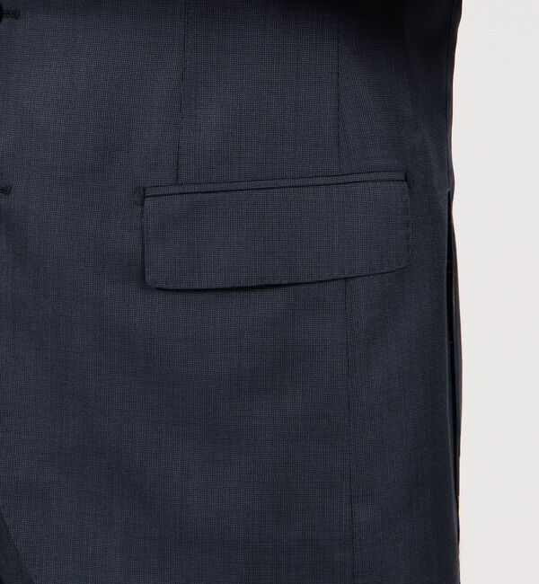 TOMORROWLAND MENS「ウールシルク ピンヘッド シングルブレステッド2Bスーツ Delfino」|スーツ|