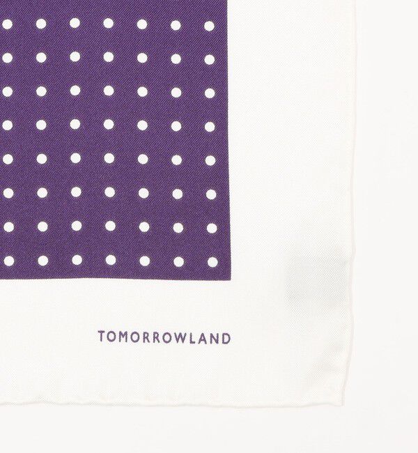 TOMORROWLAND GOODS「TOMORROWLAND シルク ドット ポケットチーフ」|ネクタイ・蝶ネクタイ|