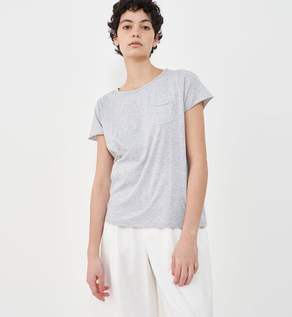 GALERIE VIE「スムージーコットン クルーネックハーフスリーブ」|Tシャツ・カットソー|