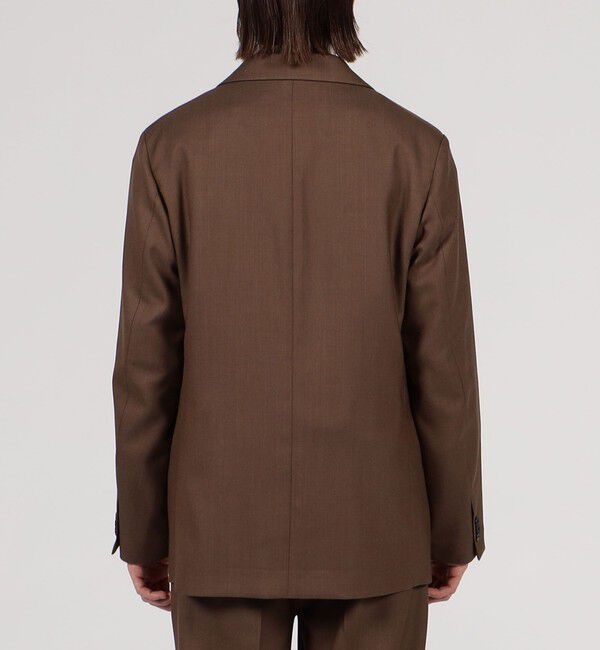 TOMORROWLAND MENS「ウールデニムシャンブレー ダブルブレステッド4Bジャケット」|テーラードジャケット|