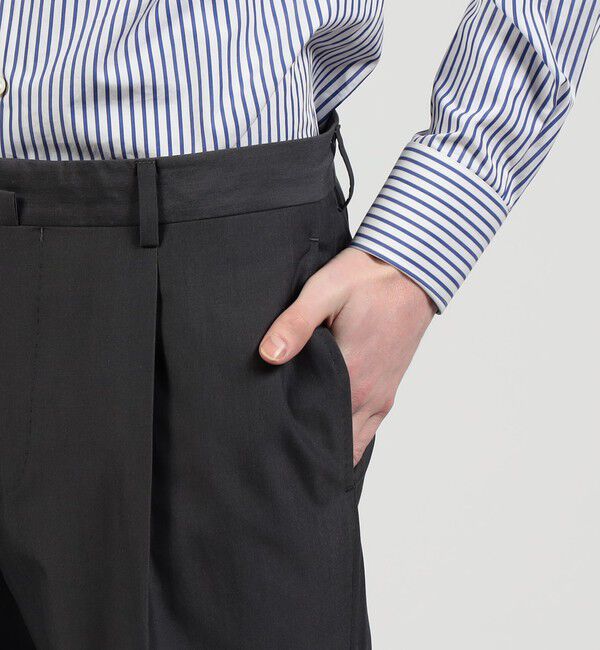 TOMORROWLAND MENS「ウールコットン シングルブレステッド3Bスーツ」|スーツ|