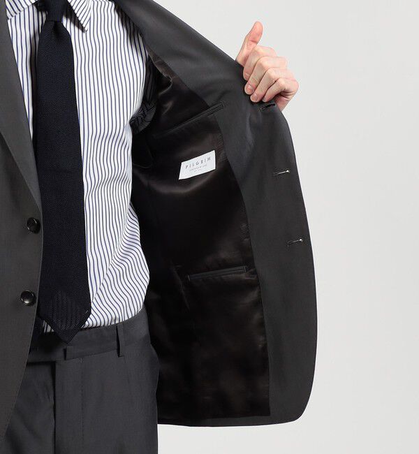 TOMORROWLAND MENS「ウールコットン シングルブレステッド3Bスーツ」|スーツ|