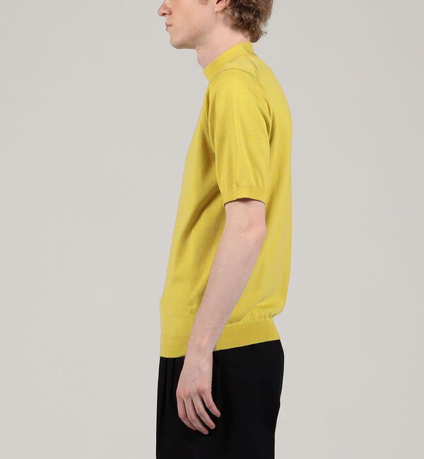 TOMORROWLAND MENS「シルクコットン モックネックプルオーバー SESIA」|ニット・セーター|