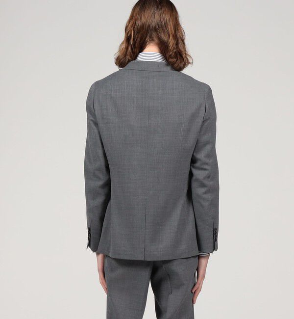 TOMORROWLAND MENS「Super120'sウールポリエステル シングルブレステッド2Bジャケット」|テーラードジャケット|