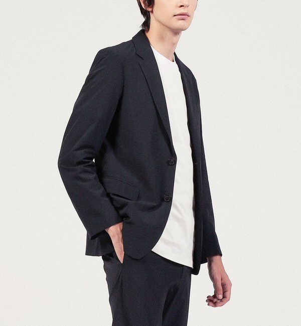 TOMORROWLAND MENS「ナイロンポリウレタン シングルブレステッド2Bジャケット」|テーラードジャケット|