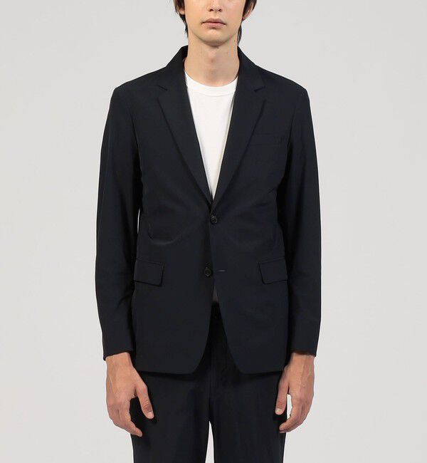 TOMORROWLAND MENS「ナイロンポリウレタン シングルブレステッド2Bジャケット」|テーラードジャケット|