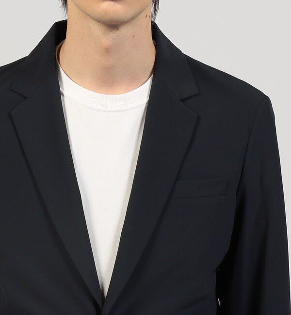 TOMORROWLAND MENS「ナイロンポリウレタン シングルブレステッド2Bジャケット」|テーラードジャケット|