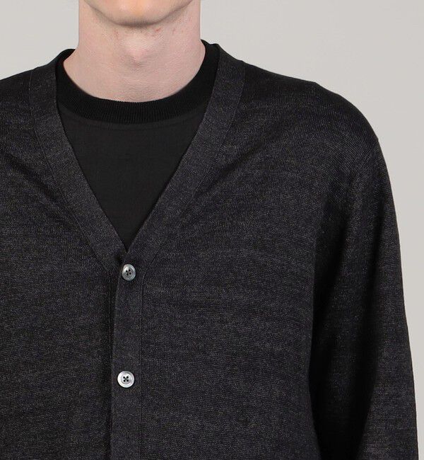 TOMORROWLAND MENS「TOMORROWLAND tricot ティントリネン Vネックカーディガン」|カーディガン|