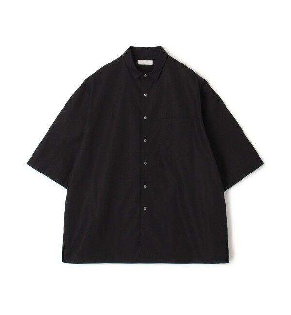 TOMORROWLAND MENS「コットンポプリン ショートスリーブシャツ」|シャツ・ブラウス|19 ブラック