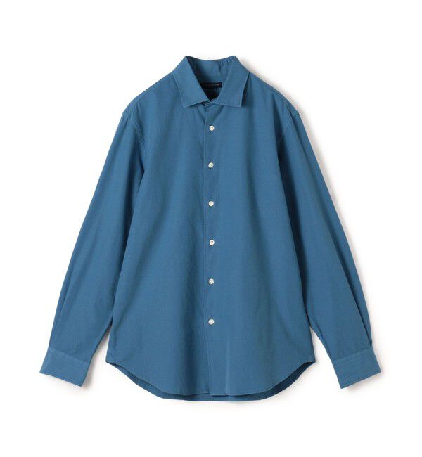 TOMORROWLAND MENS「スビンコットン セミワイドカラーシャツ」|シャツ・ブラウス|65 ブルー