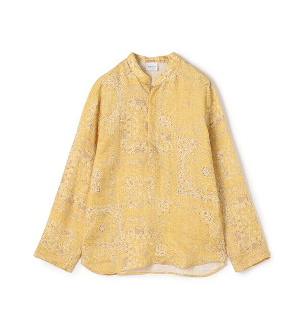 TOMORROWLAND BUYING WEAR「BAGUTTA リネン スタンドカラープルオーバーシャツ」|シャツ・ブラウス|26 オレンジ系