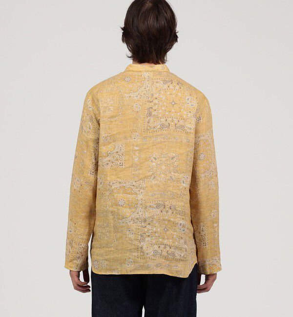 TOMORROWLAND BUYING WEAR「BAGUTTA リネン スタンドカラープルオーバーシャツ」|シャツ・ブラウス|