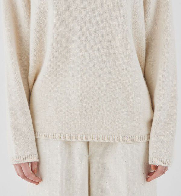 GALERIE VIE「ロイヤルベビーアルパカ クルーネックプルオーバー」|ニット・セーター|