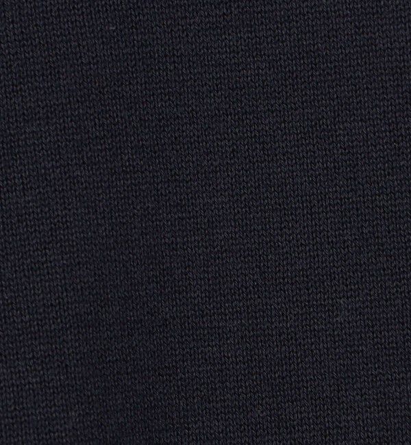 GALERIE VIE「プレーンコットン ポロプルオーバー」|ニット・セーター|