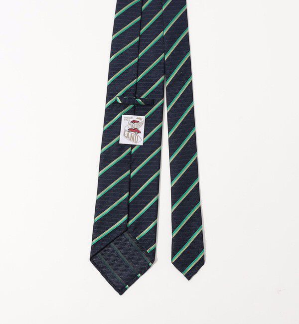 TOMORROWLAND GOODS「TOMORROWLAND MADE IN ITALY リネンシルク レジメンタルネクタイ」|ネクタイ・蝶ネクタイ|