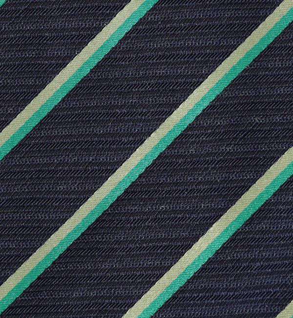 TOMORROWLAND GOODS「TOMORROWLAND MADE IN ITALY リネンシルク レジメンタルネクタイ」|ネクタイ・蝶ネクタイ|