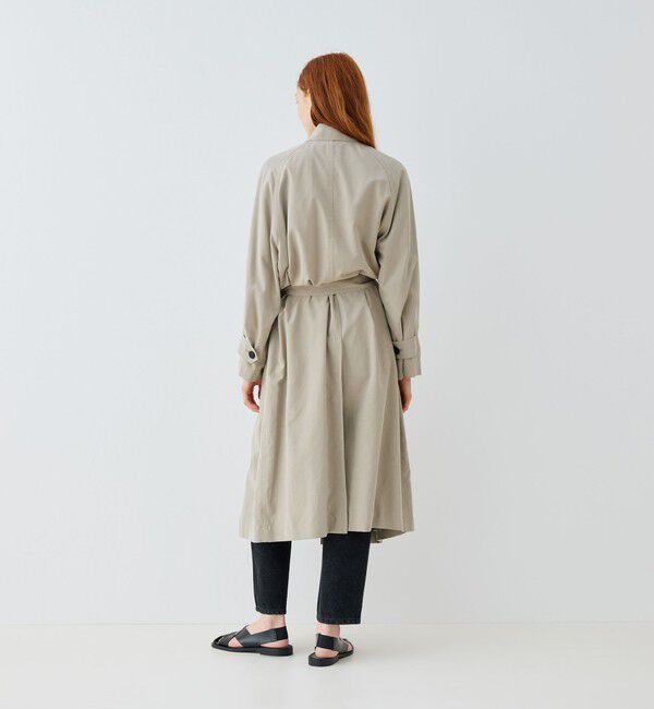 GALERIE VIE「ピーチクロス バルカラーコート」|ステンカラーコート|