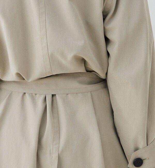 GALERIE VIE「ピーチクロス バルカラーコート」|ステンカラーコート|