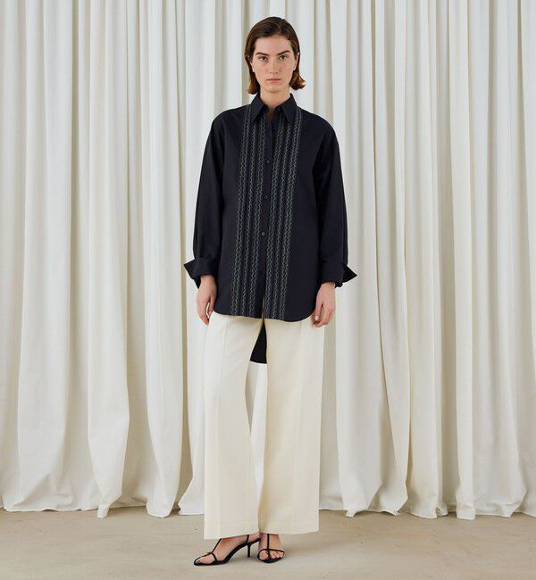 DES PRES「スビンコットンツイル チュニックシャツ」|シャツ・ブラウス|
