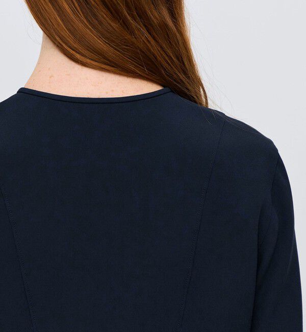 BACCA「ジョーゼットサテン ペプラムブラウス」|シャツ・ブラウス|