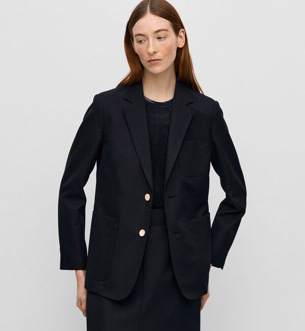 BACCA「ウールシルク テーラードジャケット」|テーラードジャケット|