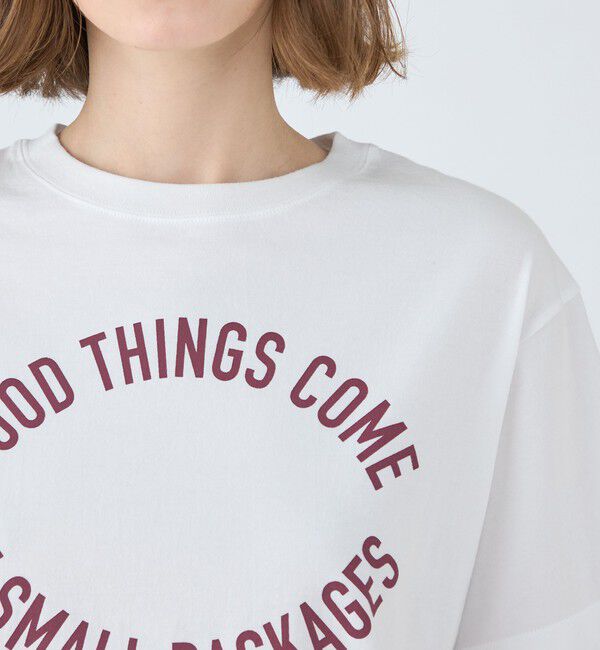 MACPHEE「コットンロゴプリント Tシャツ」|Tシャツ・カットソー|