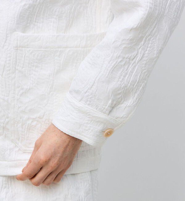 BACCA「コットンリネンジャガード サファリジャケット」|その他|