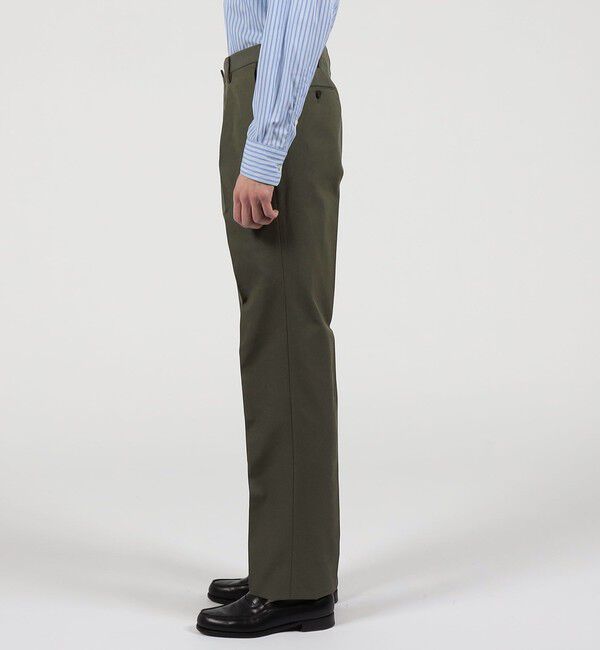 TOMORROWLAND MENS「コットン 2プリーツ ストレート スラックス」|スラックス|