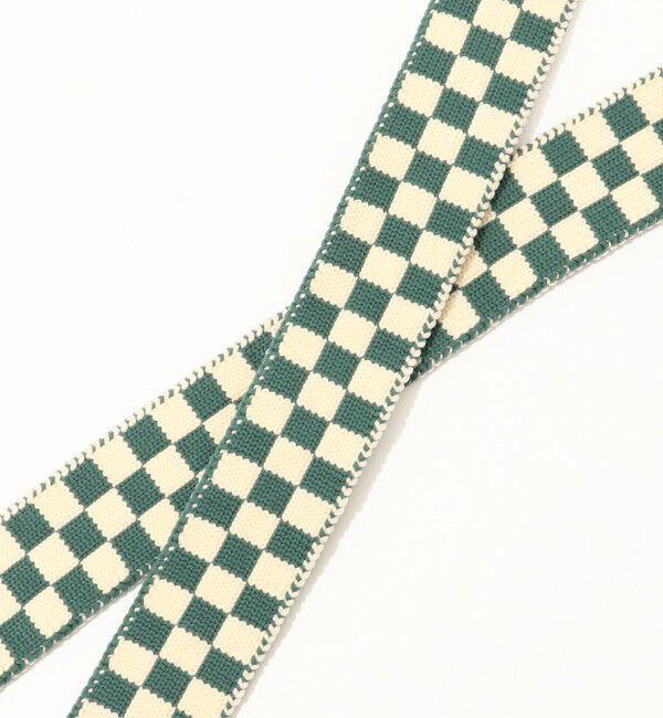 TOMORROWLAND GOODS「 GALERIE VIE MAS CHECKERFLAG ベルト」|ベルト|