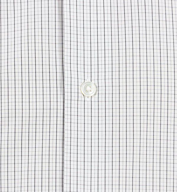 TOMORROWLAND MENS「コットン ワイドスプレッドカラー チェックドレスシャツ」|シャツ・ブラウス|