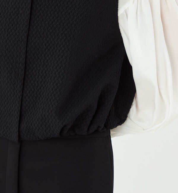 Ballsey「タイニーフラワージャカード ショートベスト」|ベスト・ジレ|