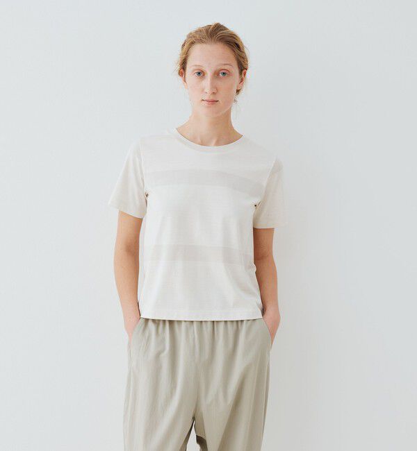 GALERIE VIE「ファインコットン クルーネックTシャツ」|Tシャツ・カットソー|