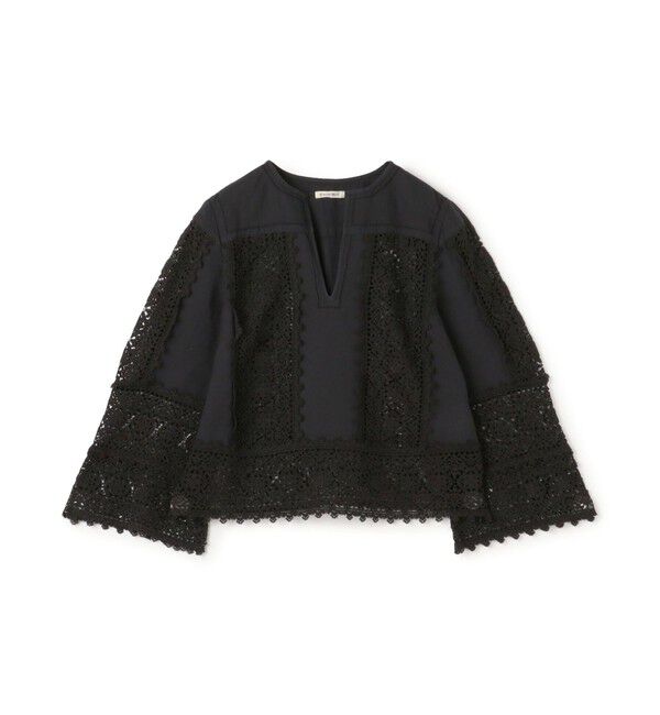 TOMORROWLAND GOODS「BY MALENE BIRGER DONNA レースエンブロイダリーブラウス」|シャツ・ブラウス|19 ブラック