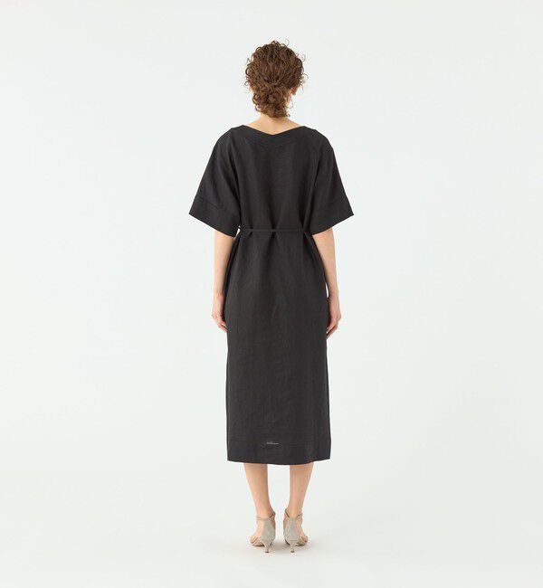 TOMORROWLAND collection「スムースリネン Vネックワンピース」|ワンピース|