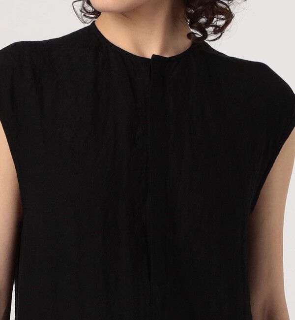 GALERIE VIE「ランダムリネン フレンチスリーブワンピース」|ワンピース|