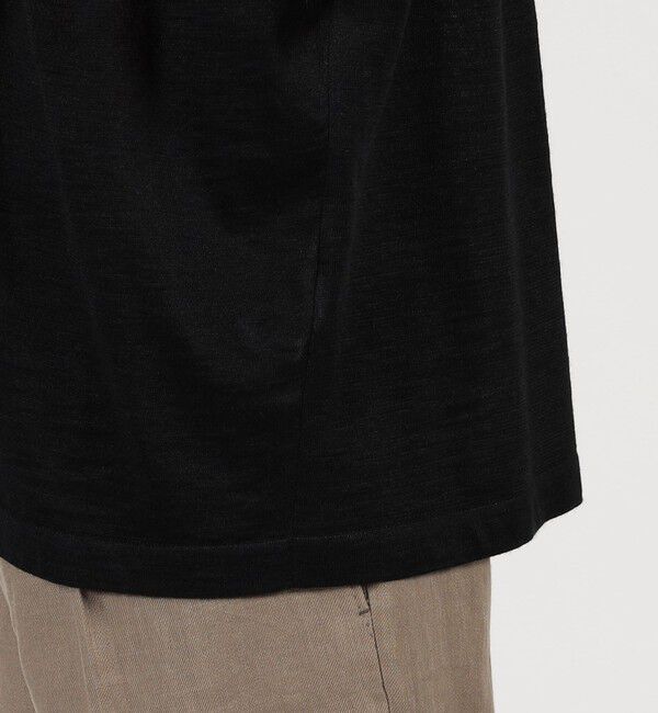 TOMORROWLAND MENS「ラミー ハーフスリーブ ニットシャツ」|ニット・セーター|