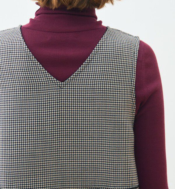 TOMORROWLAND collection「ガンクラブトゥースリバー 4-wayコクーンワンピース」|ワンピース|