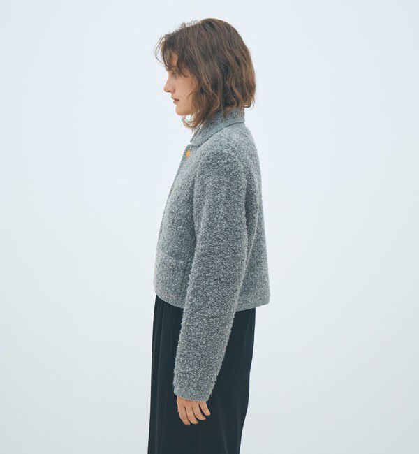 MACPHEE「ムートン ショートジャケット」|カーディガン|