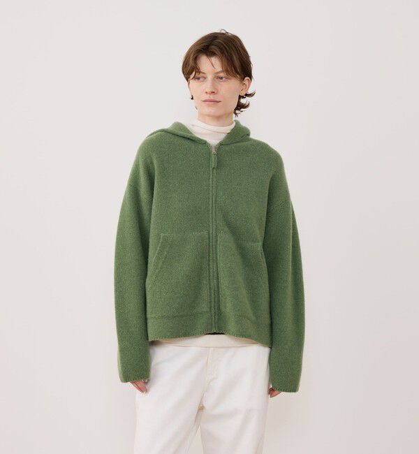 GALERIE VIE「オーストラリアンラムズウール ジップアップブルゾン」|ブルゾン・スタジャン|