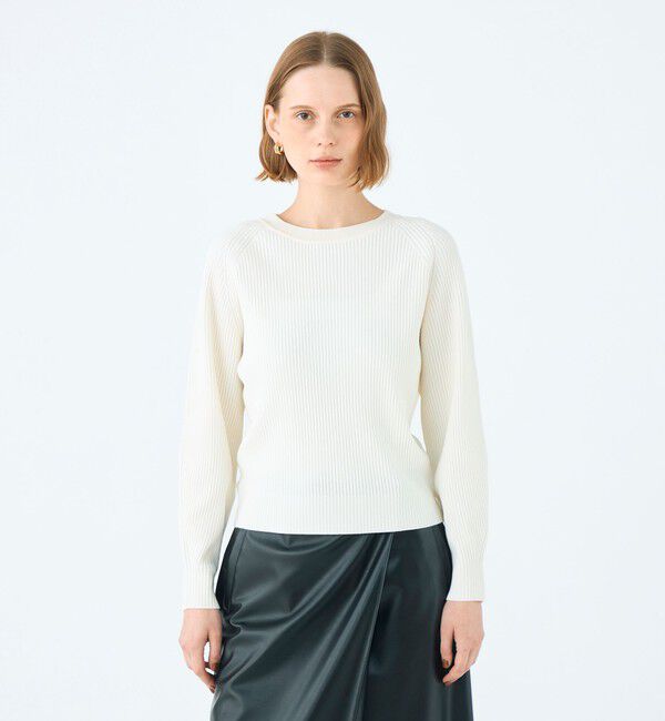 Ballsey「リンクスリブ ラウンドネックプルオーバー」|ニット・セーター|
