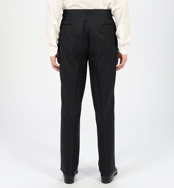 TOMORROWLAND MENS「ウールフランネル サイドアジャスター 2Pスラックス V.B.CANONICO」|スラックス|