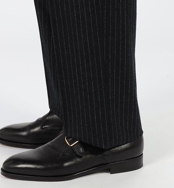 TOMORROWLAND MENS「ウールフランネル サイドアジャスター 2Pスラックス V.B.CANONICO」|スラックス|